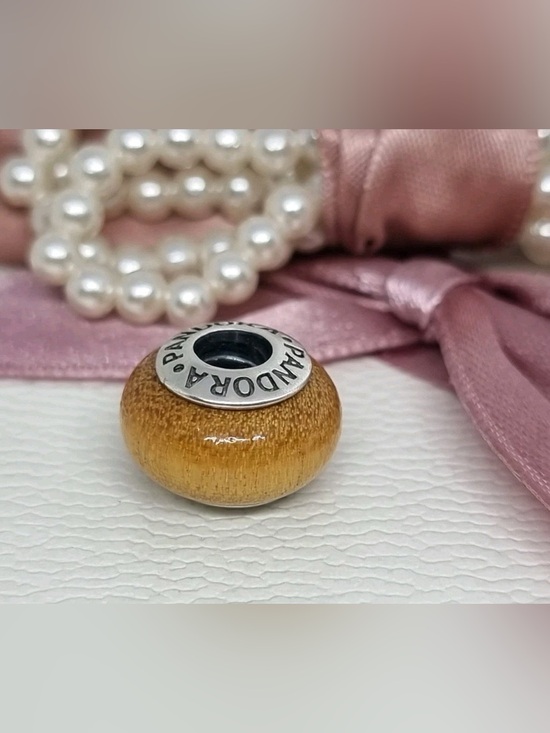 Pandora Jewelry - Pandora Pau Amarelo Wood Charm